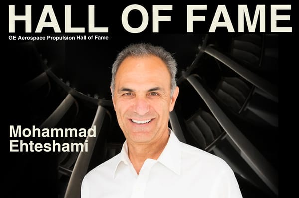 CEO Mohammad Ehteshami Recognized for Contribution to Aerospace, Inducted into GE Aerospace Propulsion Hall of Fame